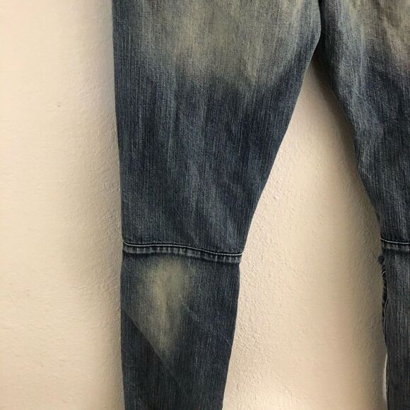Crysp Denim distressed Blue Jeans size 30 - Picture 4 of 10